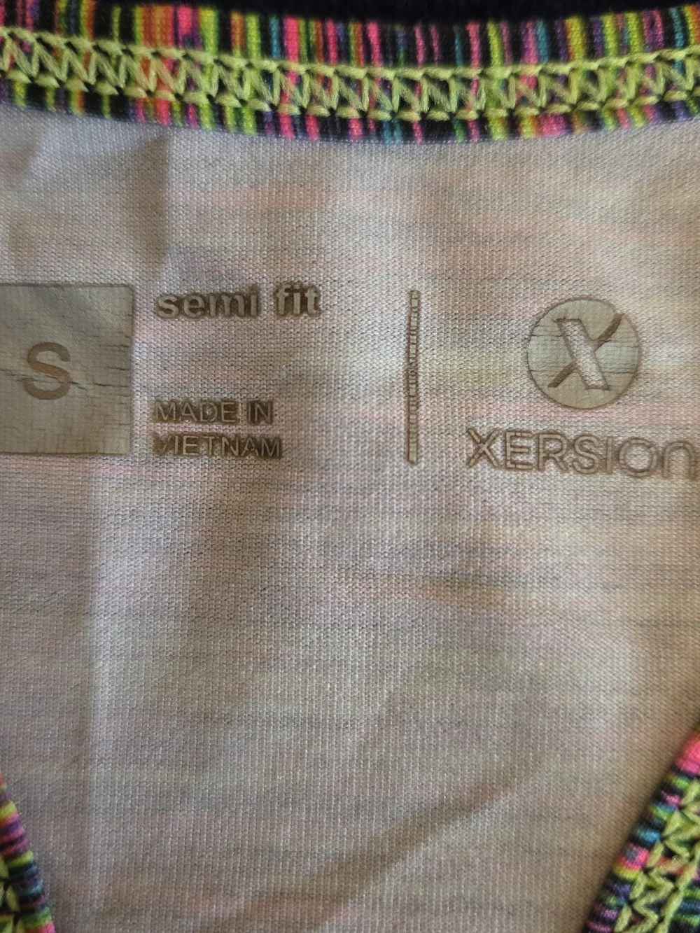 Xersion Multicolor Space-Dye Racerback Tank - Picture 3 of 5
